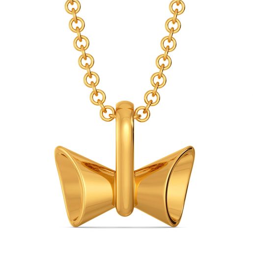 Wayward Bows Gold Pendants