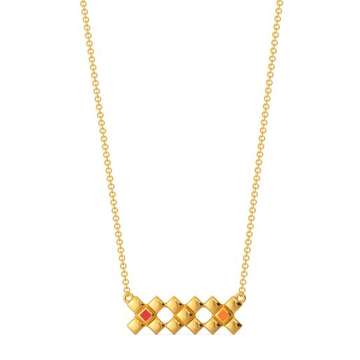 Chic Geometry Gold Necklaces