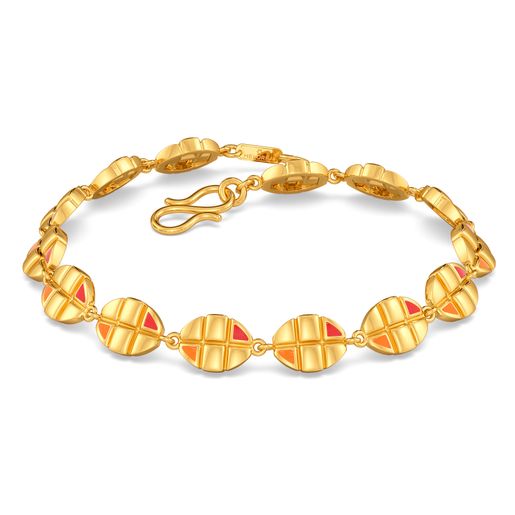 Digital Deco Gold Bracelets