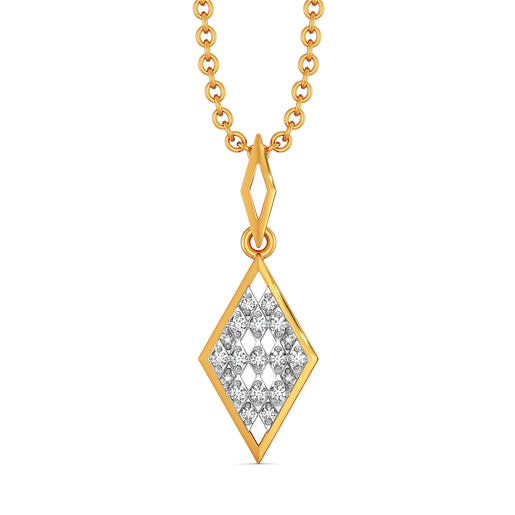 Power Plaid Diamond Pendants