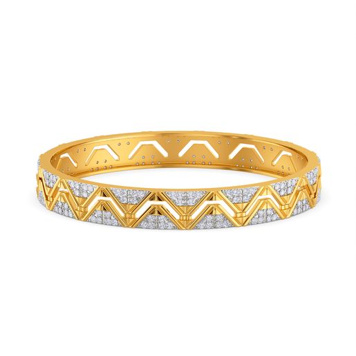 Sporty Chic Diamond Bangles