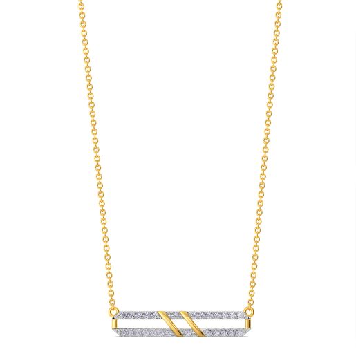 Track Suit Up Diamond Necklaces