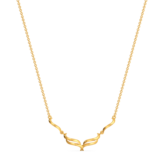 Autumn Wrapped Gold Necklaces