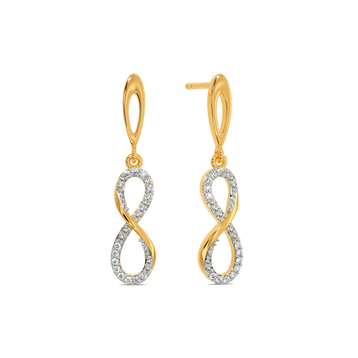 Touch of Wrap Diamond Earrings