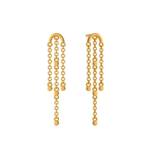 Mini Sparks Gold Earrings