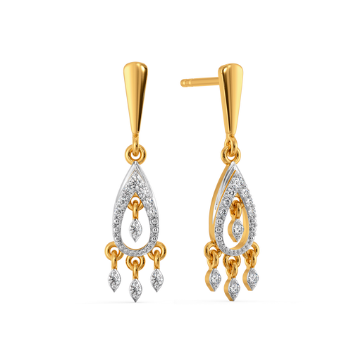 Dazzle in Fringe Diamond Earrings