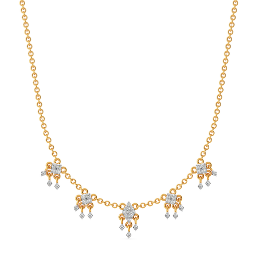 Fringe Flicker Diamond Necklaces