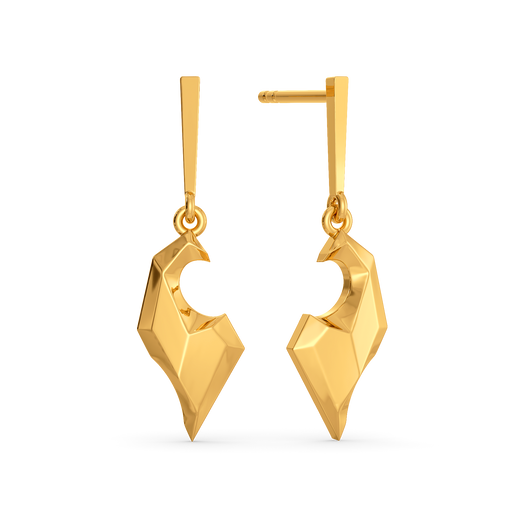 Magic of Punk Gold Earrings