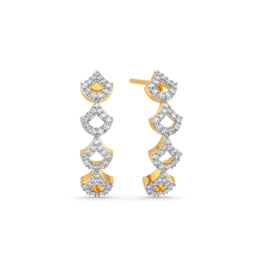 In a Summer Loop Diamond Earrings