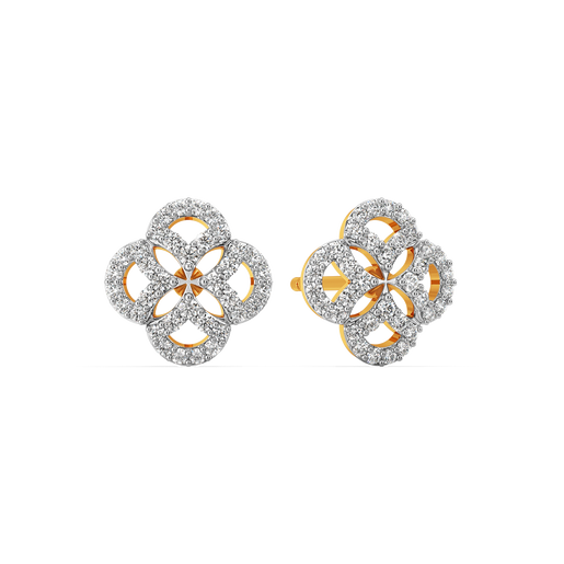 In a Summer Loop Diamond Earrings