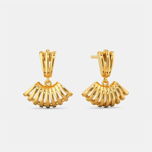 Raffia Response Gold Earrings