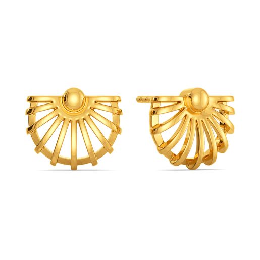 Raffia Reform Gold Earrings
