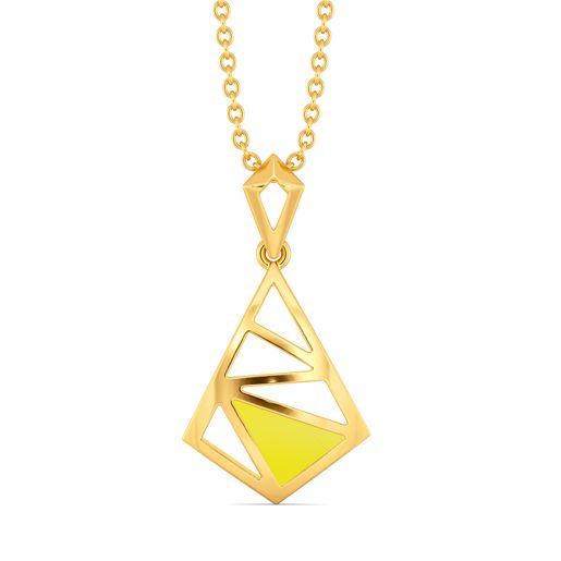 Mod Marigold Gold Pendants