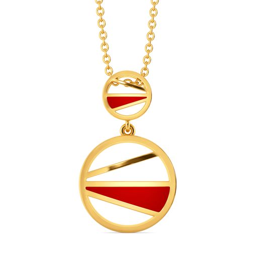 The Scarlet Sun Gold Pendants
