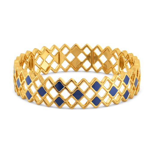 Azure Toned Gold Bangles