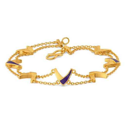 Dazzle Royale Gold Bracelets