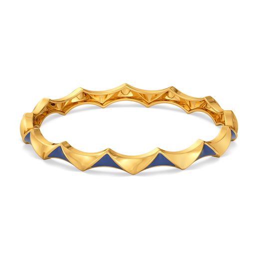 B Positive Gold Bangles