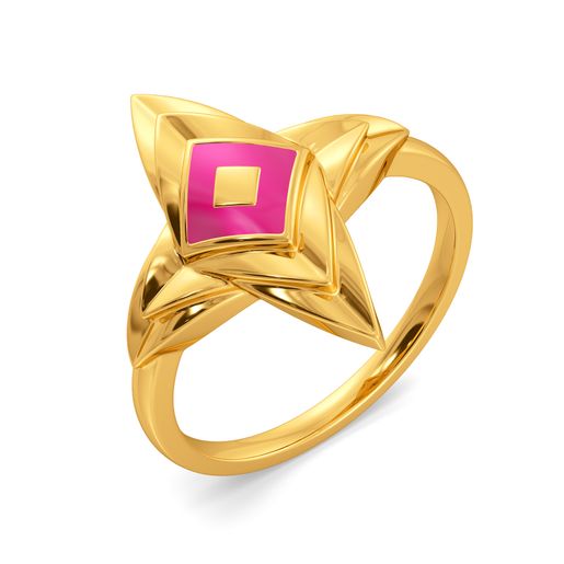 Synced in Pink Gold Rings