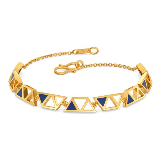 Blue Blaze Gold Bracelets