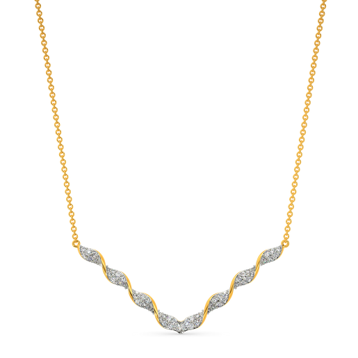 Ruffle Romance Diamond Necklaces