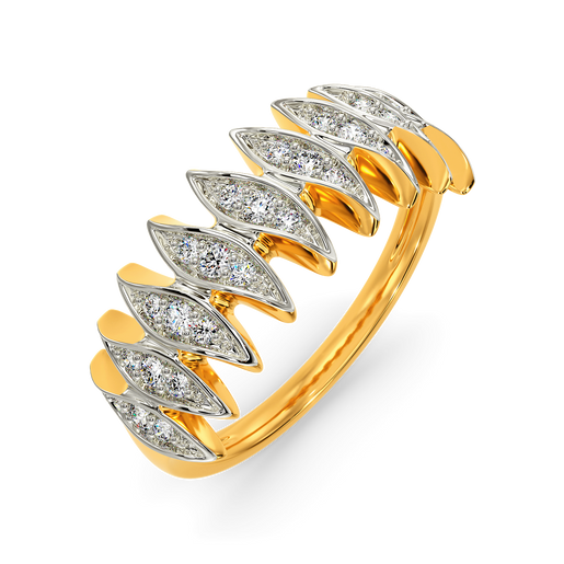 Ruffle Mania Diamond Rings