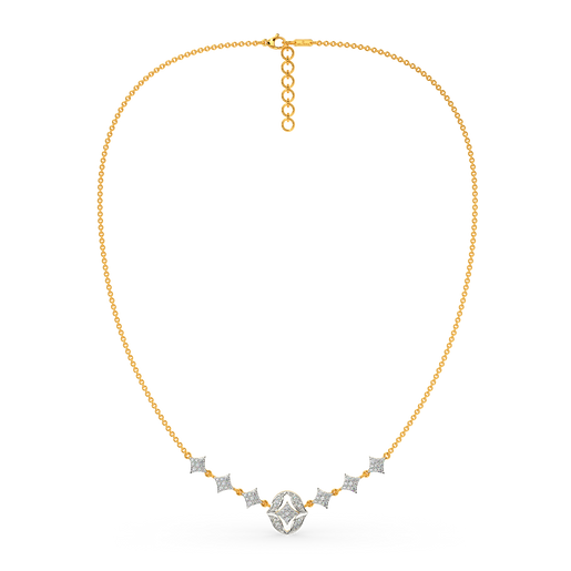 Ruffle Mood Diamond Necklaces
