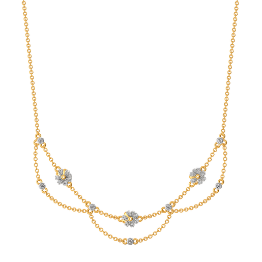 Vintage Garden Party Diamond Necklaces