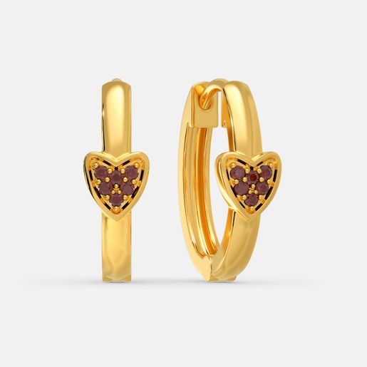 Wine Romance Gemstone Earrings
