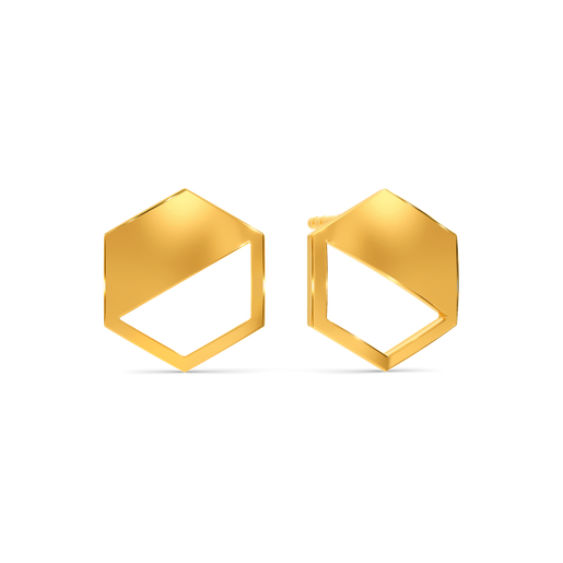 Moment of Peak Gold Earrings