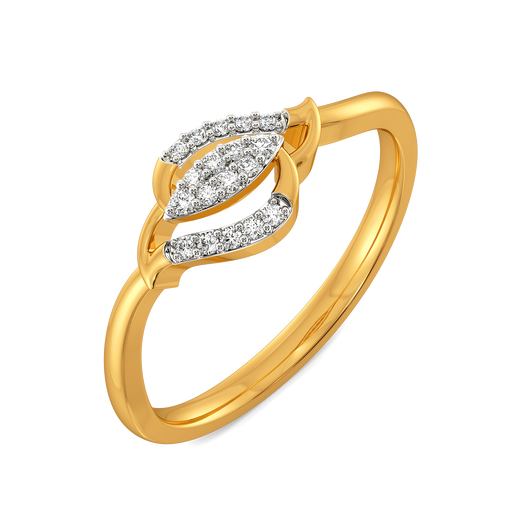 Leafshine Diamond Rings