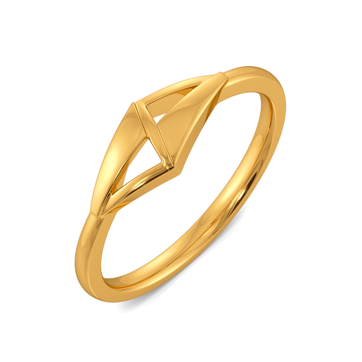 Power Pencil Play Gold Rings