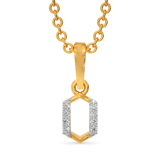 Structured Femininity Diamond Pendants