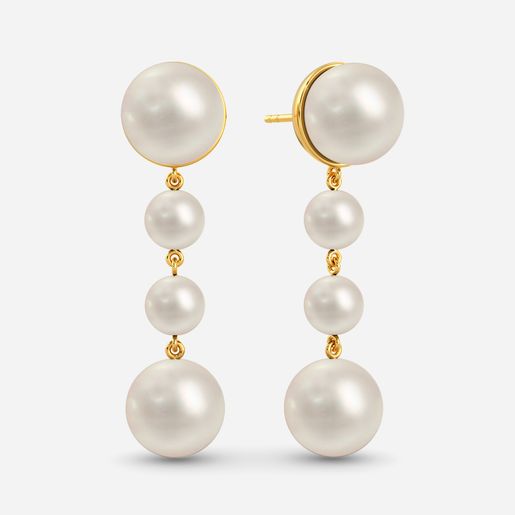 Pearl Drama Gemstone Earrings