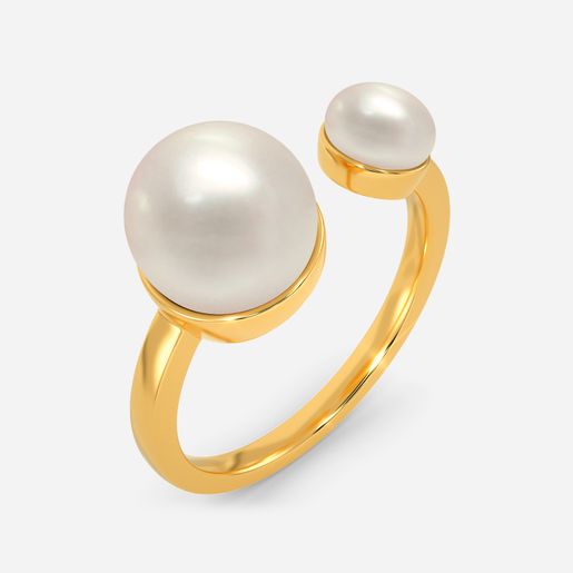 Pearl Drama Gemstone Rings