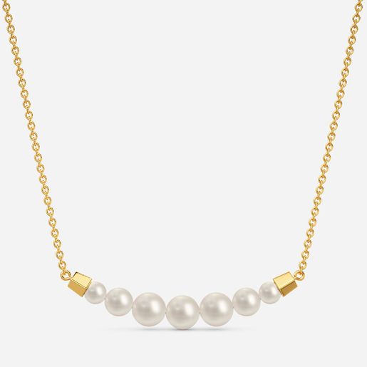 Poised Pearls Gemstone Necklaces