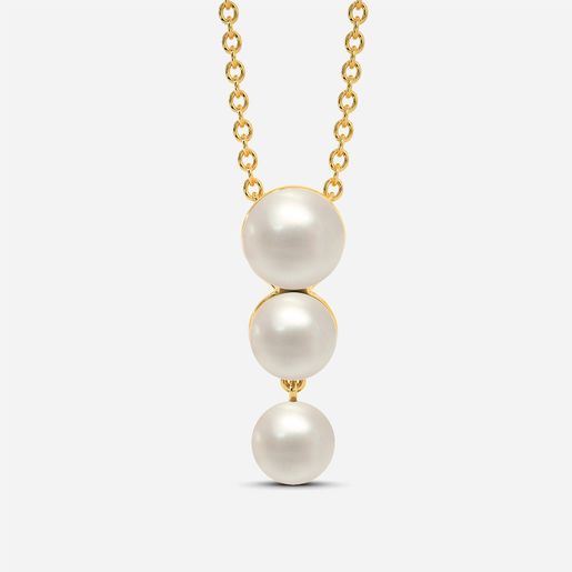 Poised Pearls Gemstone Pendants