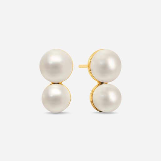 Poised Pearls Gemstone Earrings
