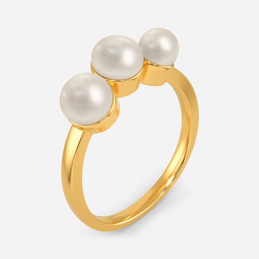 Luxe Pearls Gemstone Rings
