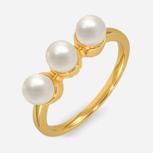 Prim Pearls Gemstone Rings