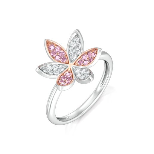 Pink Jasmine Diamond Rings