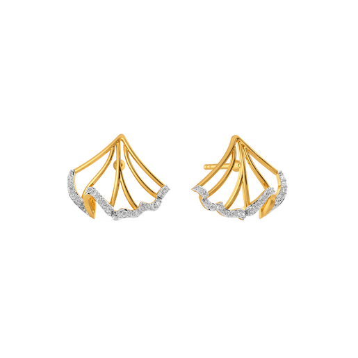 Ruffles Redefined Diamond Earrings