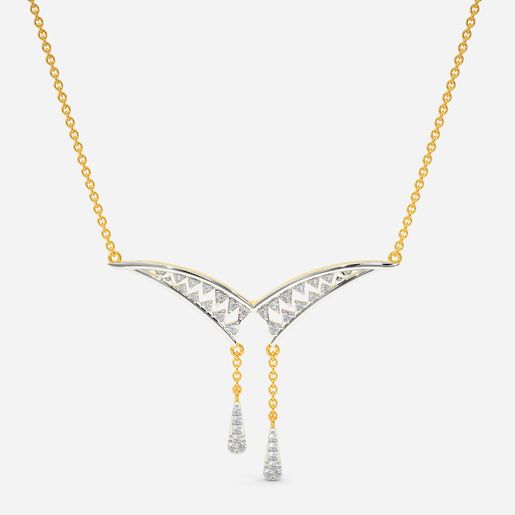Sassy Stitches Diamond Necklaces