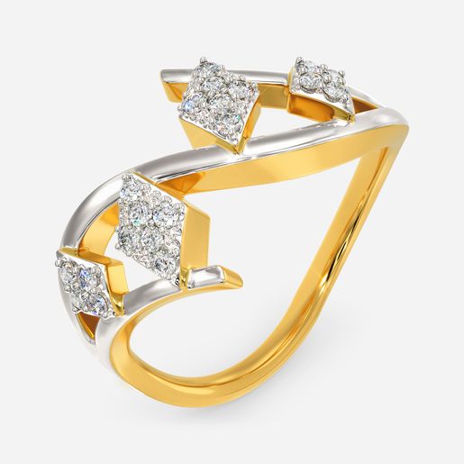 Braids N Knots Diamond Rings