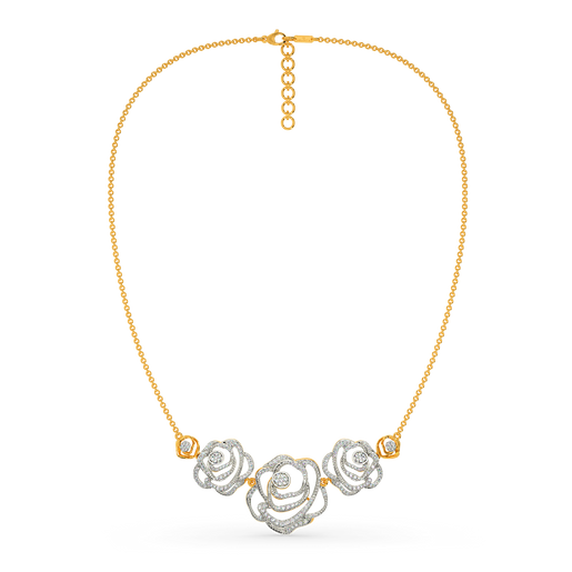 Power Petal Diamond Necklaces