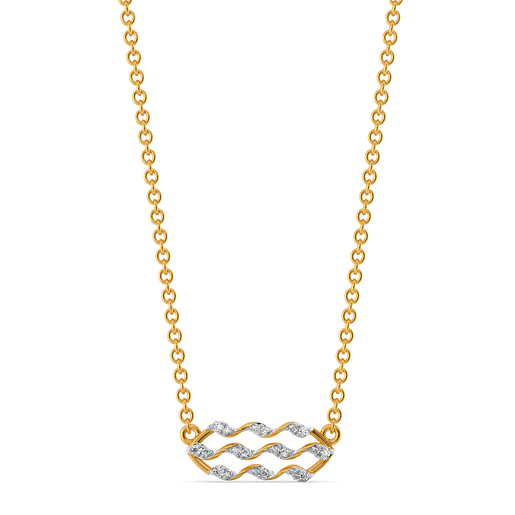 Iconically Ruffles Diamond Necklaces