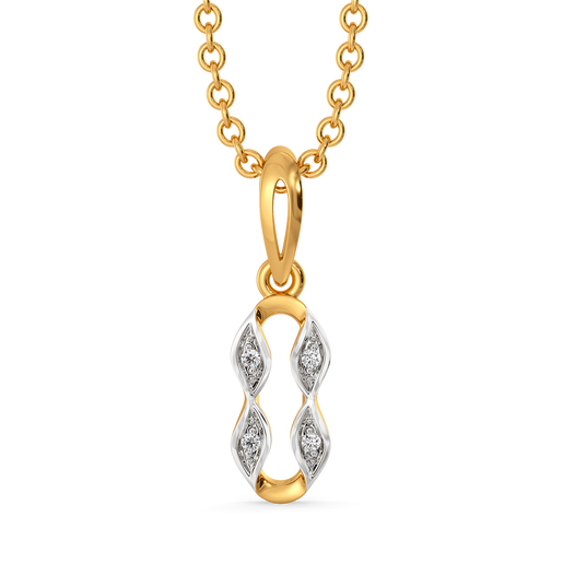 Iconically Ruffles Diamond Pendants