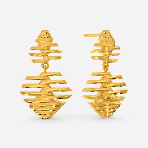 Dream Illusion Gold Earrings