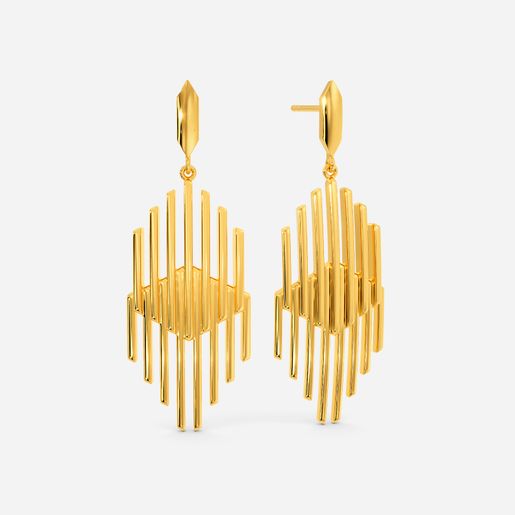 Blurry Bliss Gold Earrings