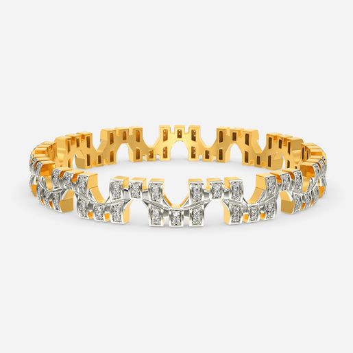 In The Ovoid Diamond Bangles