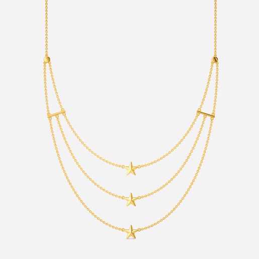 Cool Cosmo Gold Necklaces